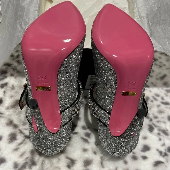 Gucci Glitter Heels - Picture 4 of 9